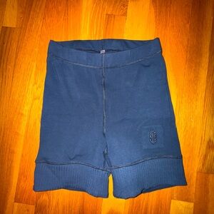 Free People Women’s Navy Blue Biker Shorts (never worn)